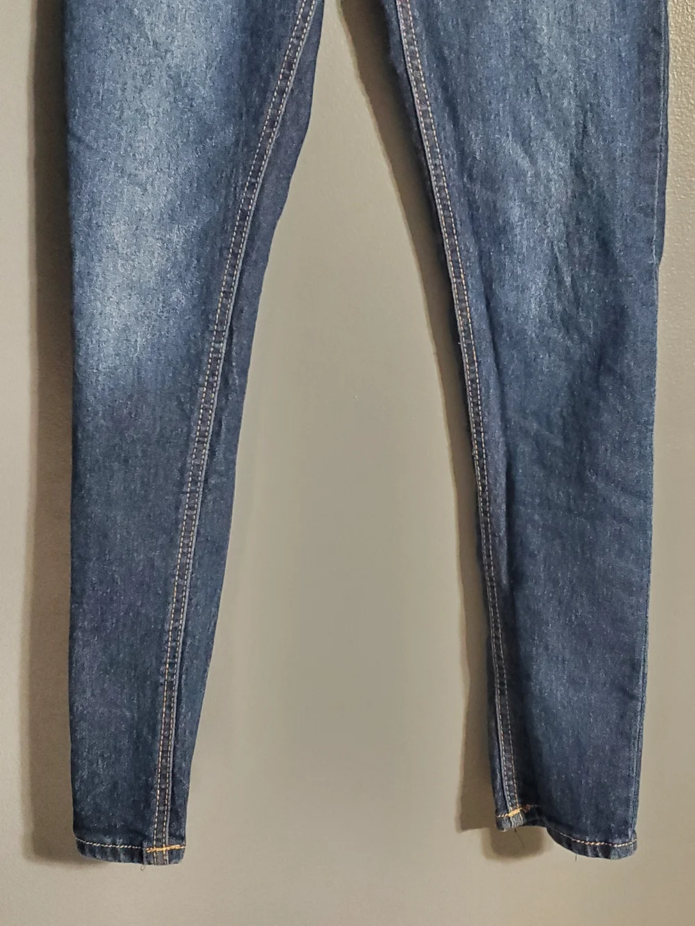 Lucky Brand Zoe Skinny Girls Jeans in Blue Denim Adjustable Waist Size 12